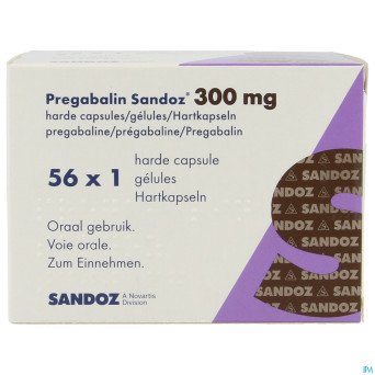 Pregabaline sandoz 300mg caps dur  56