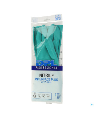 Nitrile interface plus gants m    1paire