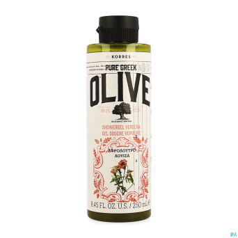 Korres kb gel douche olive verveine    250ml
