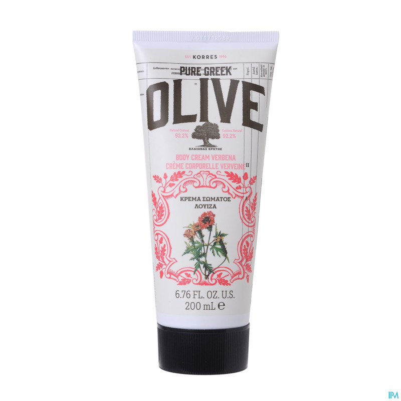 Korres kb lait corporel olive verveine    200ml