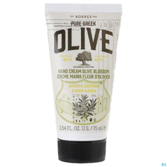 Korres kb creme mains olive fl olivier    75ml