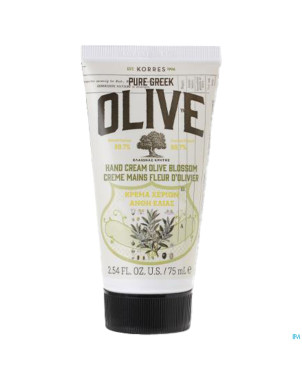 Korres kb creme mains olive fl olivier    75ml