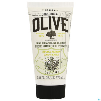 Korres kb creme mains olive fl olivier    75ml