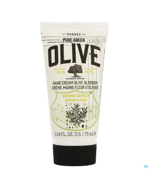 Korres kb creme mains olive fl olivier    75ml