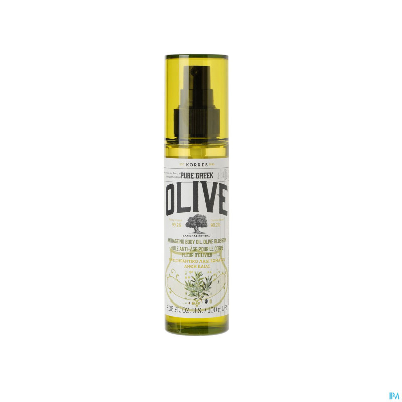 Korres kb huile corps olive fl olivier a/age 100ml