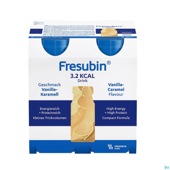 Fresubin 3.2 kcal drink vanille-caramel 4x125ml