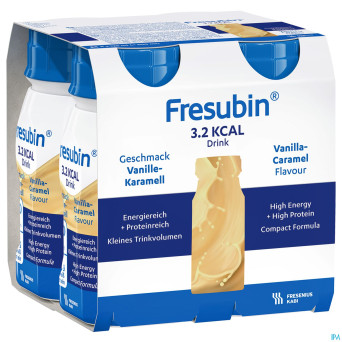 Fresubin 3.2 kcal drink vanille-caramel 4x125ml