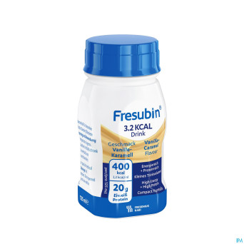Fresubin 3.2 kcal drink vanille-caramel 4x125ml