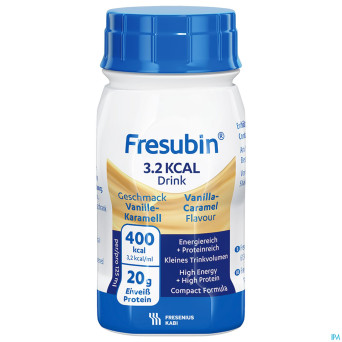 Fresubin 3.2 kcal drink vanille-caramel 4x125ml