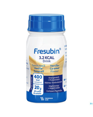 Fresubin 3.2 kcal drink vanille-caramel 4x125ml