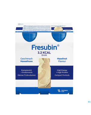 Fresubin 3.2kcal drink noix 4x125ml
