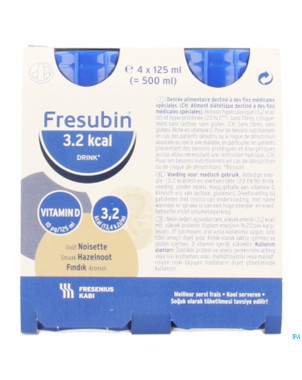 Fresubin 3.2kcal drink noix 4x125ml