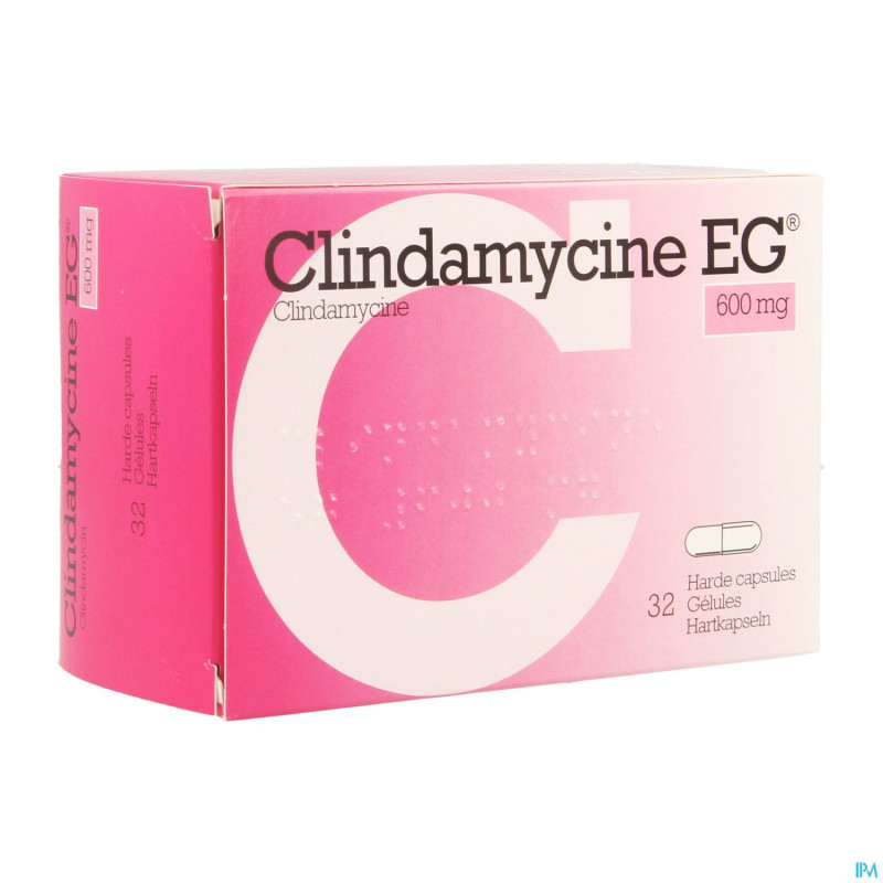 Clindamycine eg 600 mg caps dur 32 x 600 mg