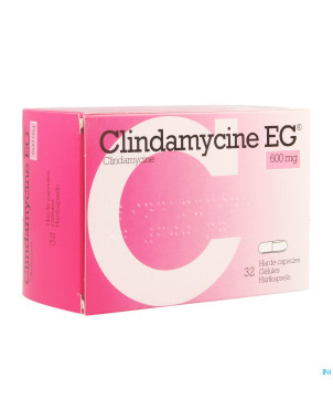 Clindamycine eg 600 mg caps dur 32 x 600 mg