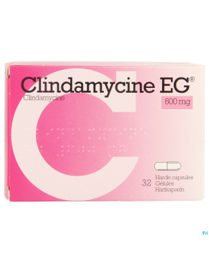 Clindamycine eg 600 mg caps dur 32 x 600 mg