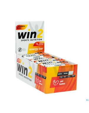 Win2 energy bar fraise    40g