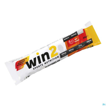 Win2 energy bar fraise    40g