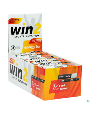 Win2 energy bar fraise    40g