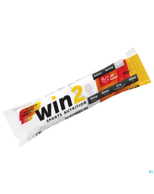 Win2 energy bar fraise    40g