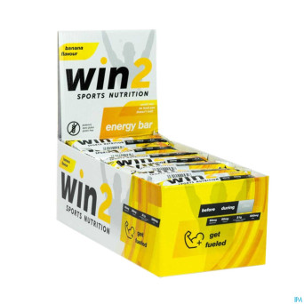 Win2 energy bar banane    40g