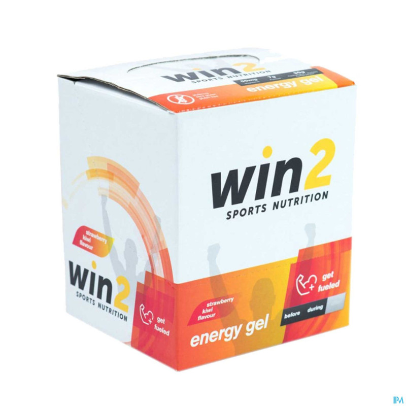Win2 energy gel fraise kiwi    40g