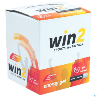 Win2 energy gel fraise kiwi    40g