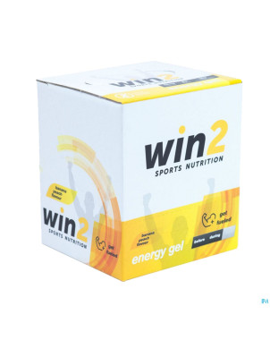 Win2 energy gel banane peche    40g