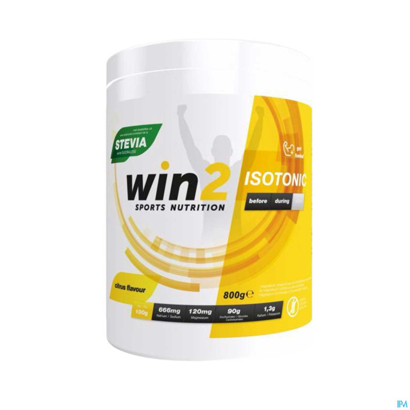 Win2 isotonic citrus pdr    800g