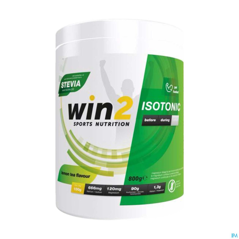 Win2 isotonic lemon tea pdr    800g