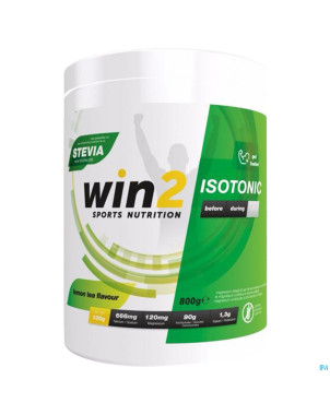 Win2 isotonic lemon tea pdr    800g