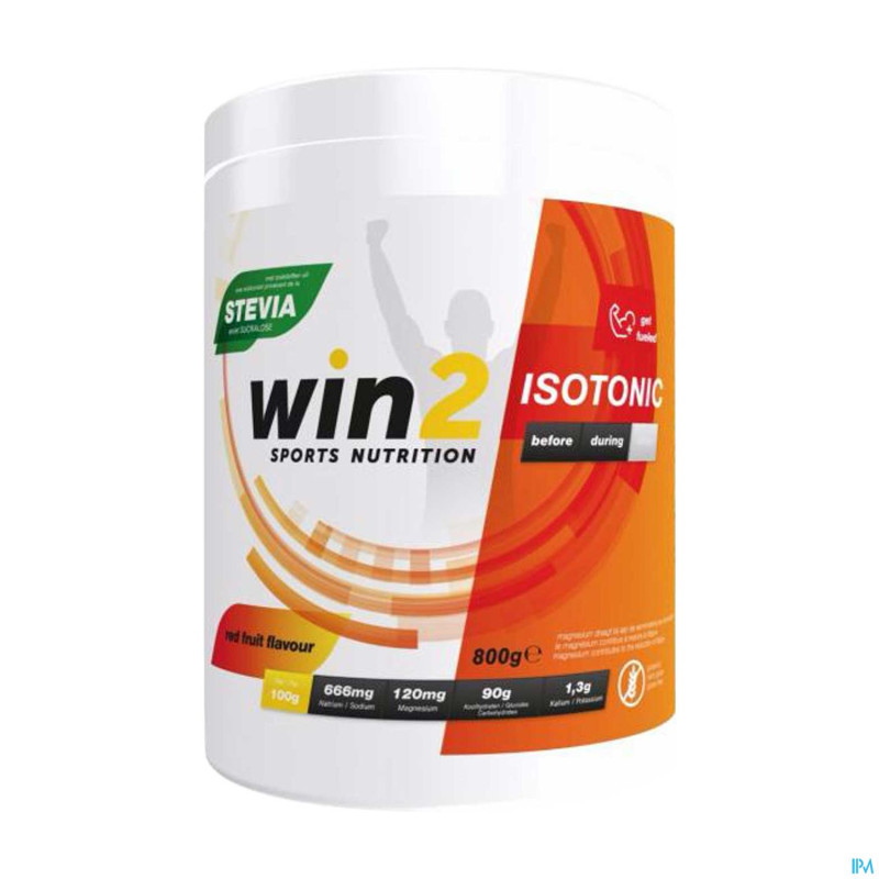 Win2 isotonic red fruits pdr   800g