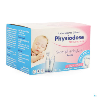 Physiodose nouveau nes serum physio  30x5ml 626716
