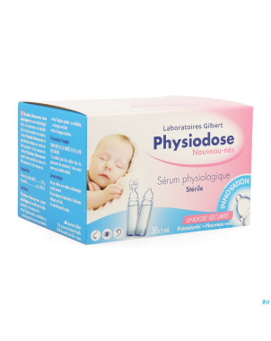 Physiodose nouveau nes serum physio  30x5ml 626716