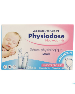 Physiodose nouveau nes serum physio  30x5ml 626716