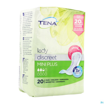 Tena lady discreet mini plus    20 760322