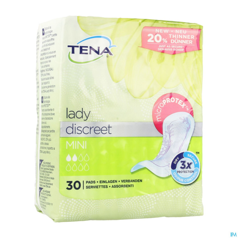Tena lady discreet mini    30 760322