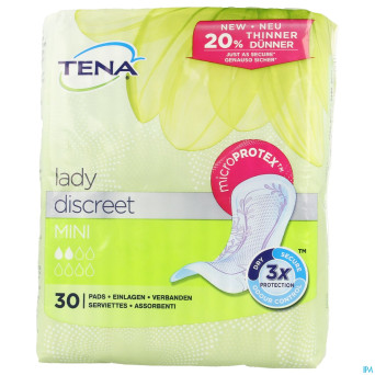 Tena lady discreet mini    30 760322