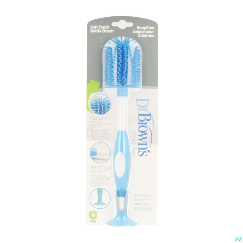 Dr brown brosse biberon s/mousse 1    escos