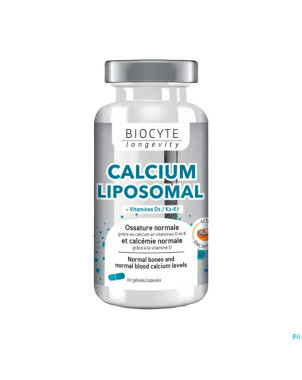 Biocyte calcium vitamins d3+k2    caps  60
