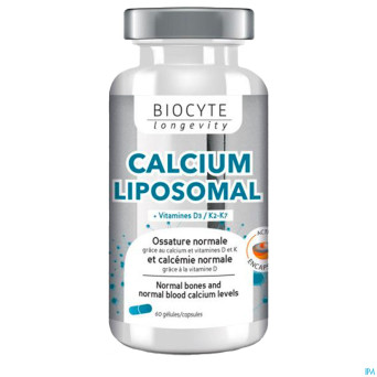 Biocyte calcium vitamins d3+k2    caps  60