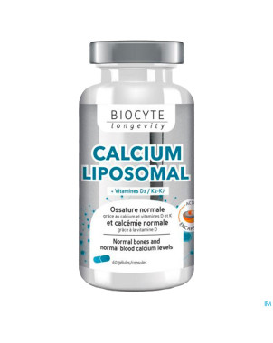 Biocyte calcium vitamins d3+k2    caps  60