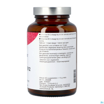 Best choice vitamine b12 tabl 60 nl