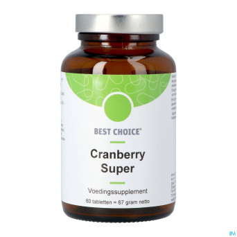 Best choice cranberry super    tabl 60 nl