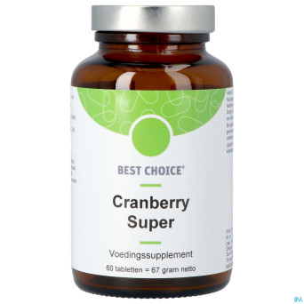Best choice cranberry super    tabl 60 nl