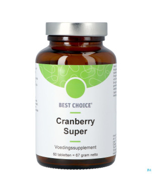 Best choice cranberry super    tabl 60 nl