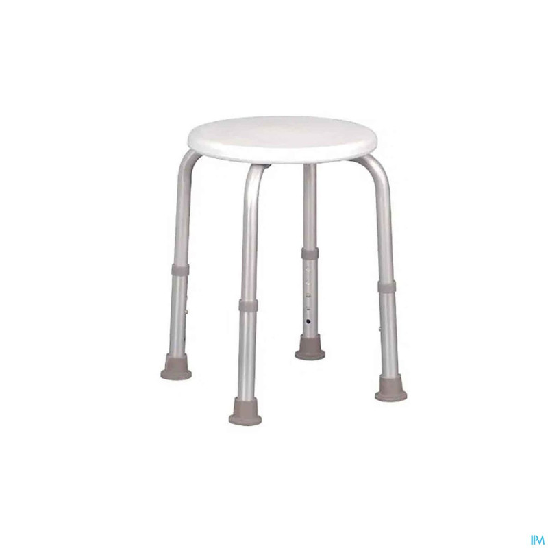 Tabouret douche reglable hauteur 51-61cm