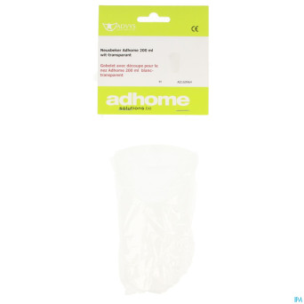 Gobelet decoupe nez economy 200ml  blanc transp.