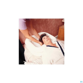 Bassin gonfl.laver cheveux lit vinyle comp.64x52cm