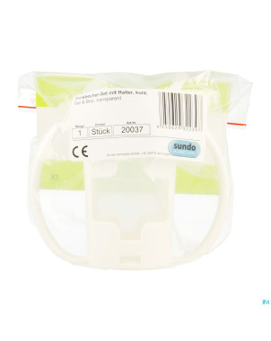 Gobelet porte-gob.250ml+2 bec verseurs bl. transp.