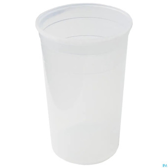 Gobelet 250ml blanc transparent